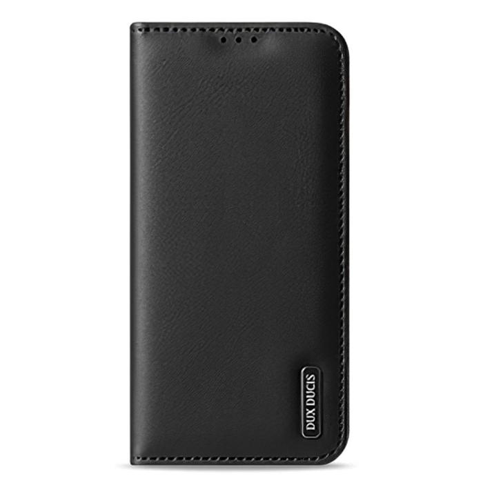 Bild 2, DUX DUCIS Samsung Galaxy S22 Plus Fodral HIVO RFID Äkta Läder Svart