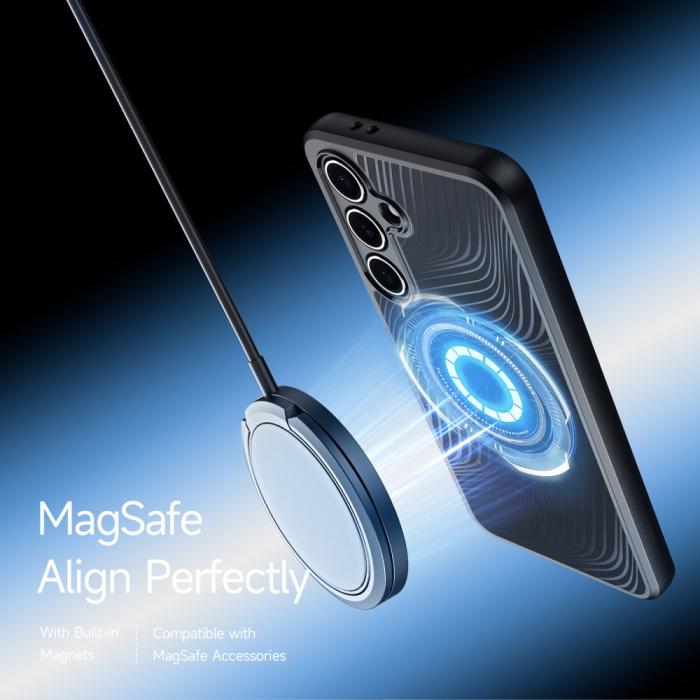 Bild 4, DUX DUCIS Samsung Galaxy S24 FE Skal MagSafe Aimo Series Svart