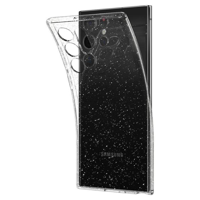Bild 4, Spigen Samsung Galaxy S22 Ultra Skal Glitter Liquid Crystal