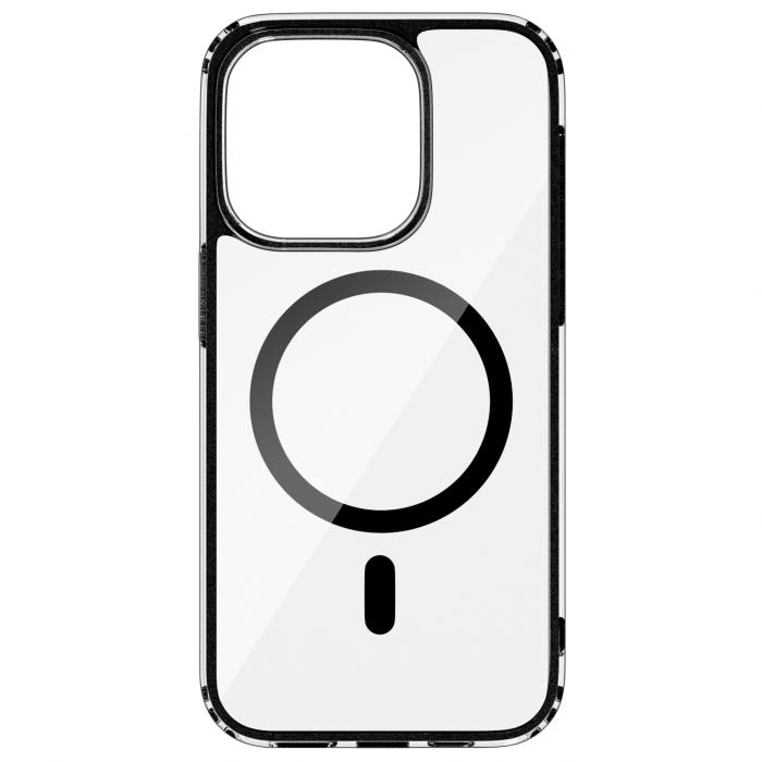 Bild 3, ColorPop iPhone 15 Pro Skal CH MagSafe Transparent/Svart