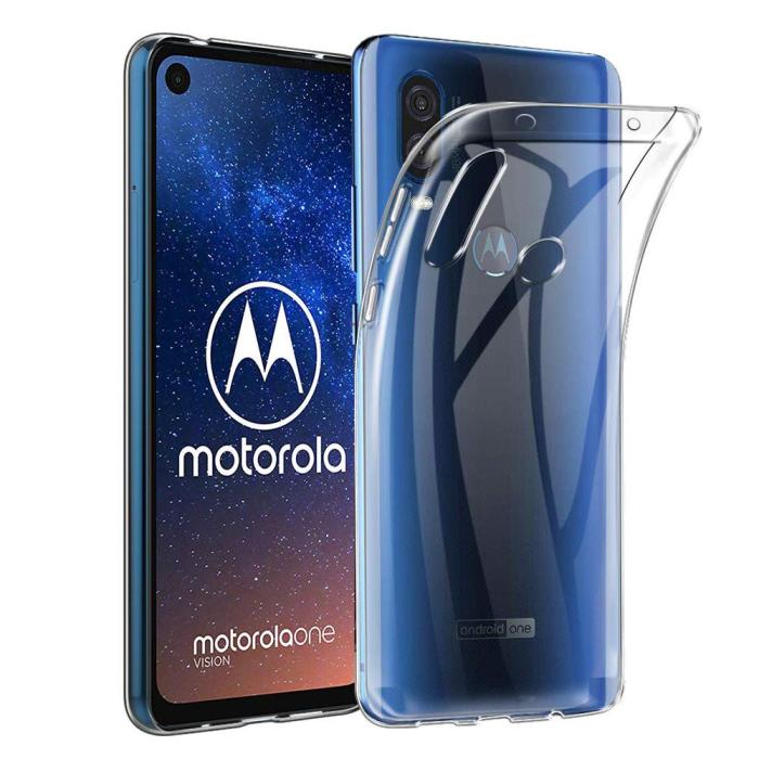 Bild 1, Motorola One Action - Transparent TPU Skal