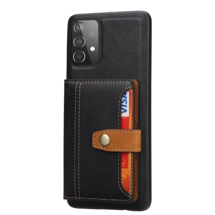 Bild 2, Samsung Galaxy A52 / A52s - Skal Med Plånboksfunktion - Svart