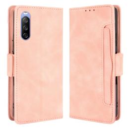 Sony Xperia 10 III - Fodral Med Avtagbart Kortfodral - Ljus Rosa