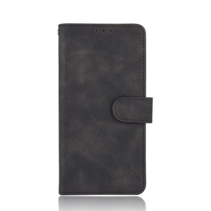 Bild 2, Sony Xperia 10 III - Skin Touch Läder Fodral - Svart