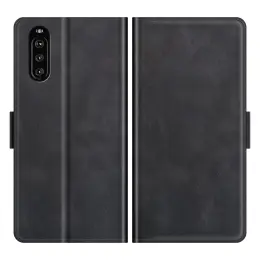 Sony Xperia 10 III - Fodral Med Magnetisk Stängning - Svart