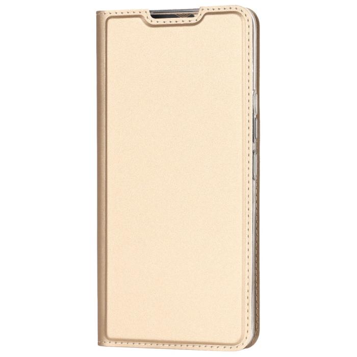 Bild 2, Samsung Galaxy A53 5G Fodral Flip Skin Touch Guld