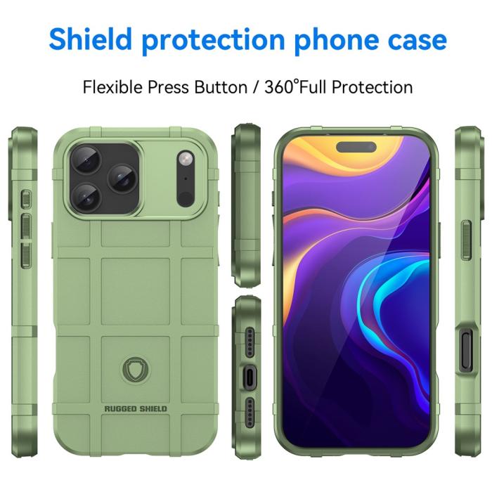 Bild 3, iPhone 18 Pro Max / 17 Pro Max Skal Robust Grön