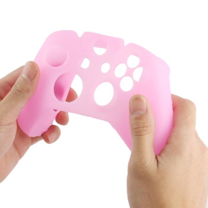 Bild 5, Silikonskal För Xbox One Handkontroll Rosa