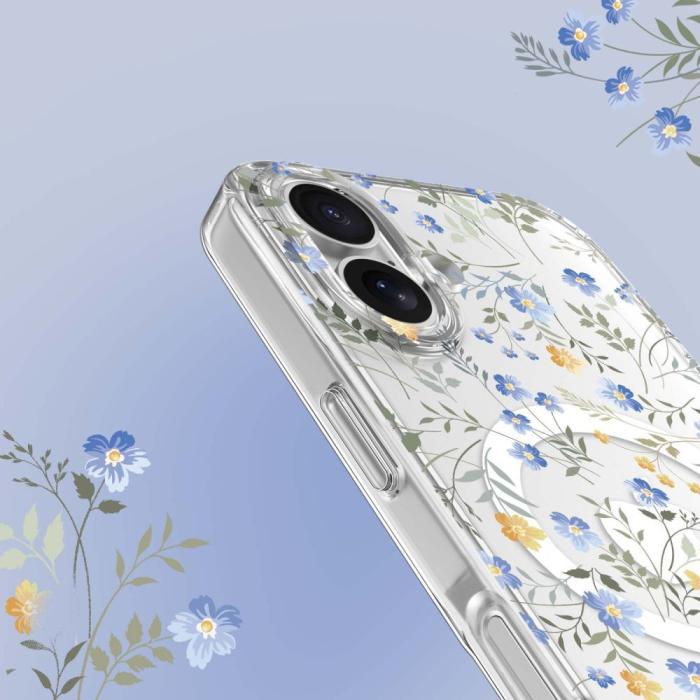 Bild 3, Tech-Protect iPhone 17e/16e Skal MagSafe FlexAir Spring Flowers