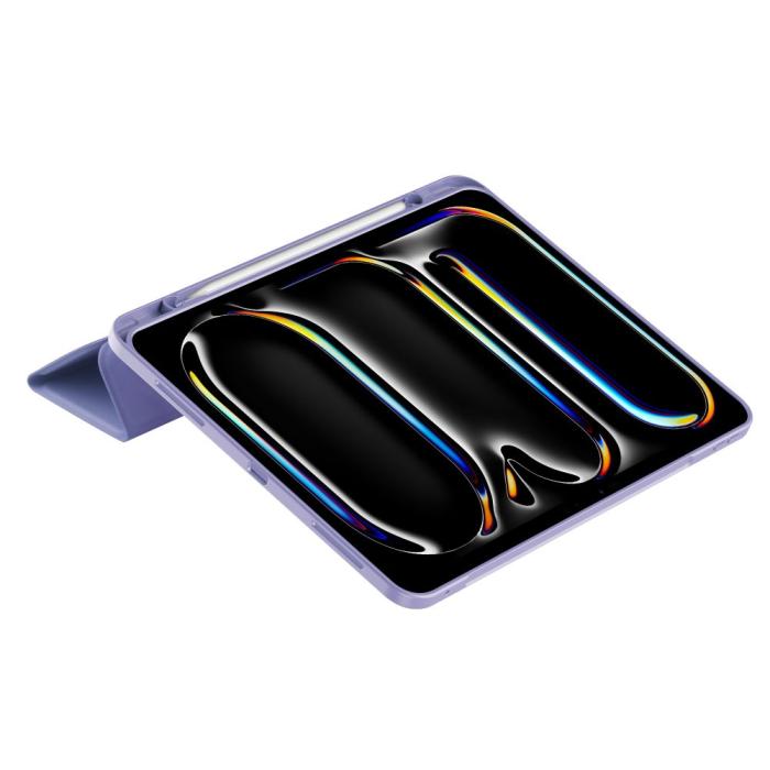 Bild 3, Tech-Protect iPad Pro 13 2024 Fodral SmartCase Pennhållare Violet