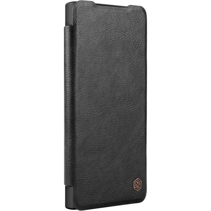Bild 5, NILLKIN Samsung Galaxy S22 Ultra Fodral Qin Series Svart