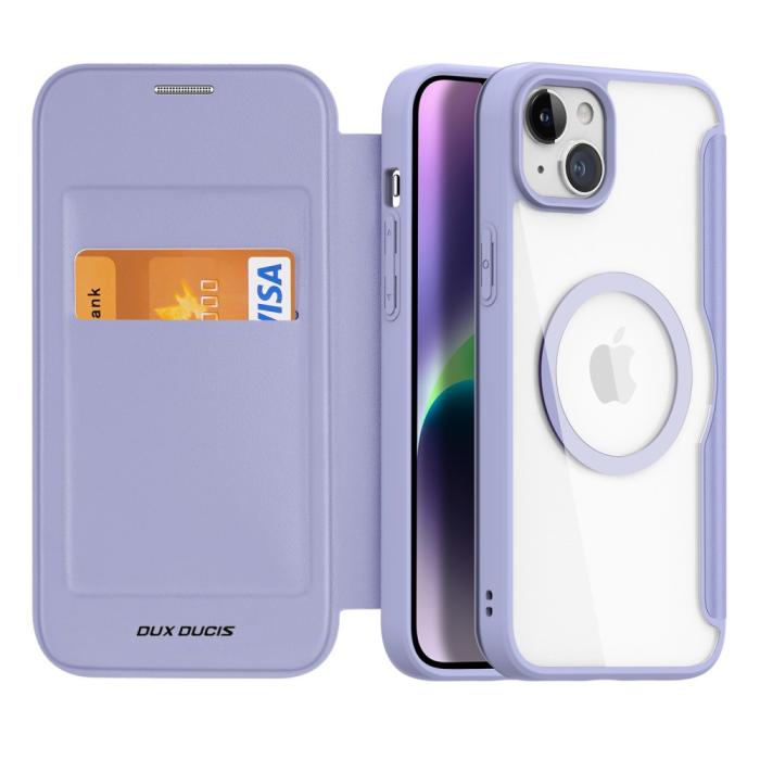 Bild 2, DUX DUCIS iPhone 15 Fodral MagSafe Skin X Pro Lila