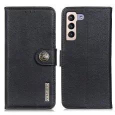 KHAZNEH Samsung Galaxy S23 Plus Fodral Läder Svart