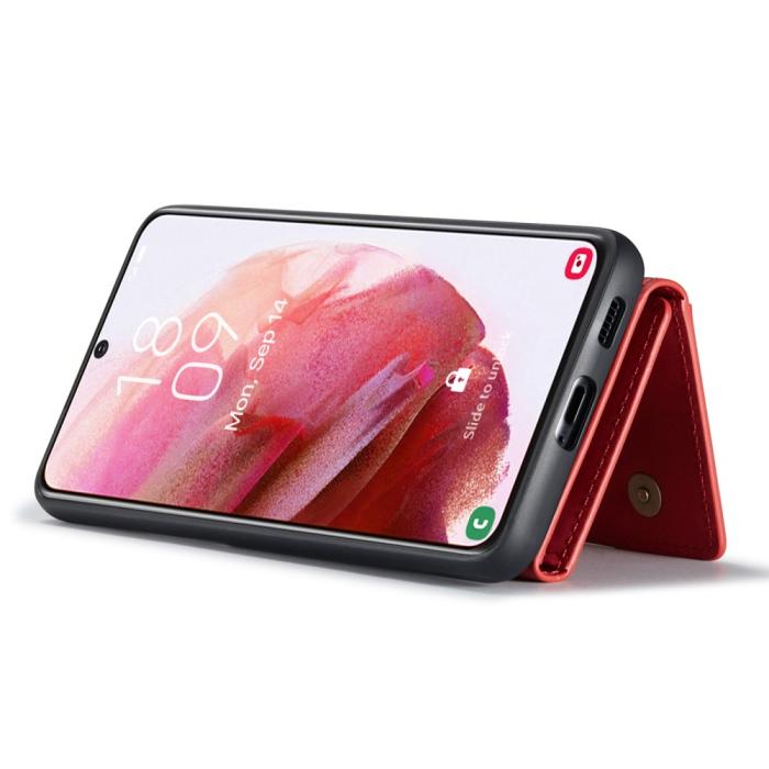 Bild 2, DG.MING Galaxy S23 Plus Skal Med Magnetisk Plånbok Röd