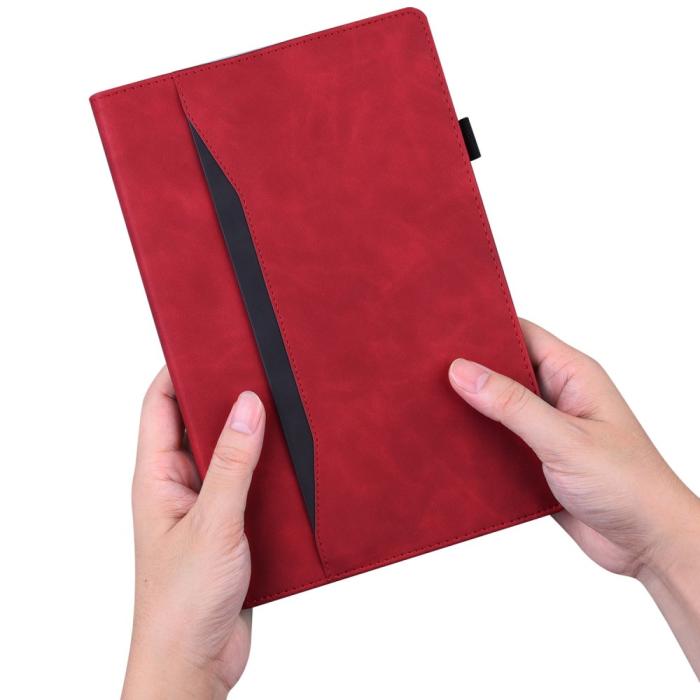 Bild 5, Lenovo Tab M10 Plus Gen 3 Fodral Frontficka Och Pennhållare Röd