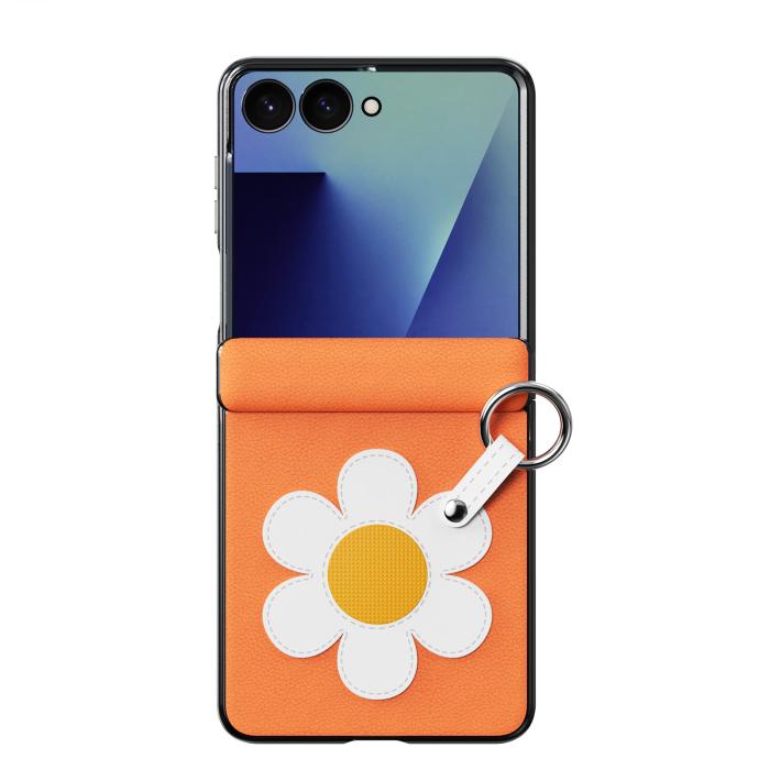 Bild 2, DUX DUCIS Samsung Galaxy Z Flip 8 Skal PU-Läder Prästkrage