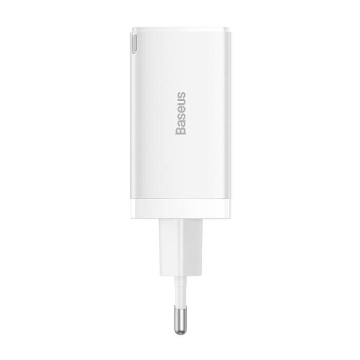 Bild 2, Baseus 65W GaN5 Pro Väggladdare 2x USB-C 1x USB-A Vit