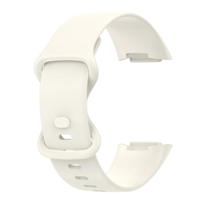 Bild 3, Fitbit Charge 6 / 5 Armband TPU (S) Beige