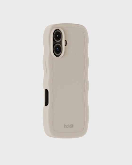 Bild 2, holdit iPhone 16 Plus Skal Wavy Light Beige