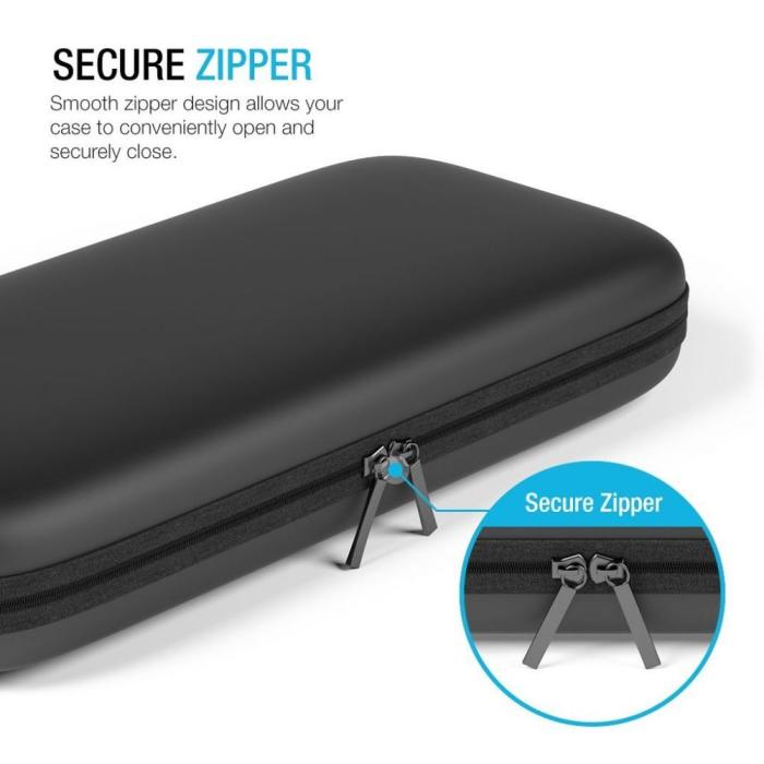Bild 2, Tech-Protect Nintendo Switch / Switch OLED Väska Hardpouch Svart