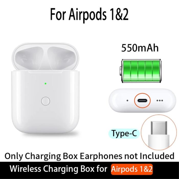 Bild 2, AirPods Trådlöst Laddningsfodral / USB-C