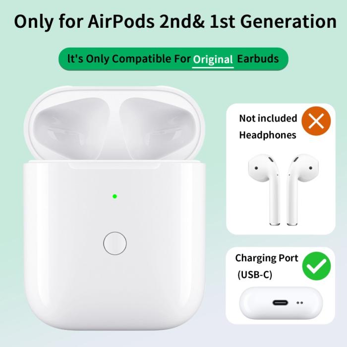 Bild 3, AirPods Trådlöst Laddningsfodral / USB-C