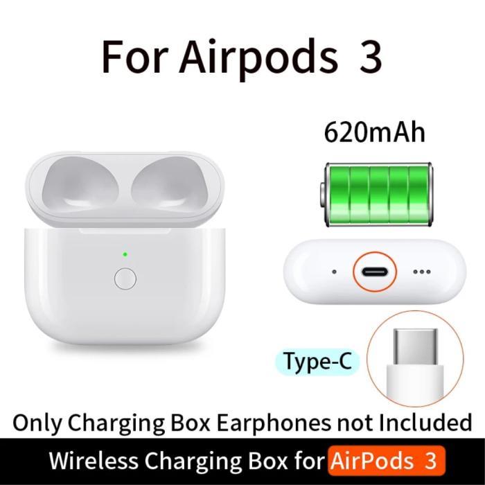 Bild 2, AirPods 3 Trådlöst Laddningsfodral USB-C