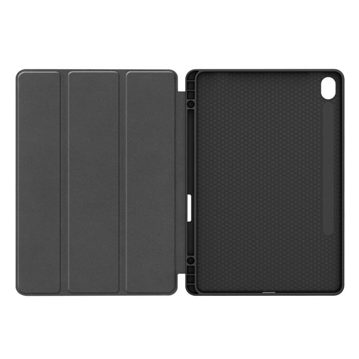 Bild 2, Samsung Galaxy Tab S11 Fodral Tri-Fold Läder Roséguld