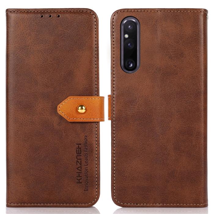 Bild 1, KHAZNEH Sony Xperia 1 V Fodral Dual-Color Brun