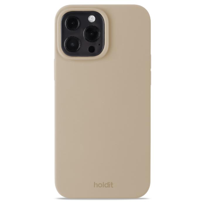 Bild 1, holdit iPhone 13 Pro Max Mobilskal Silikon Latte Beige