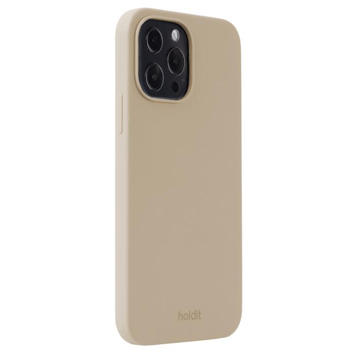 Bild 2, holdit iPhone 13 Pro Max Mobilskal Silikon Latte Beige