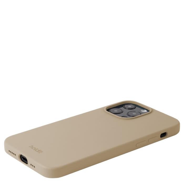Bild 3, holdit iPhone 13 Pro Max Mobilskal Silikon Latte Beige