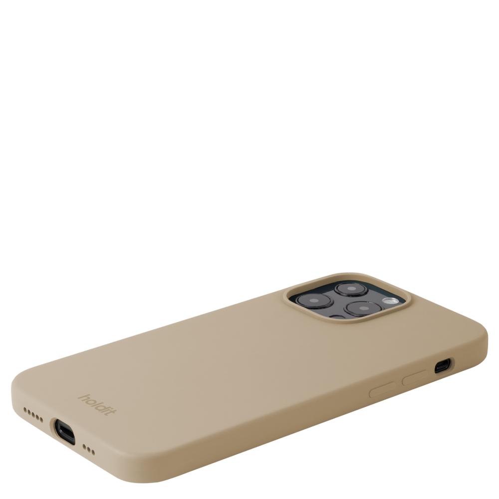 holdit iPhone 13 Pro Max Mobilskal Silikon Latte Beige