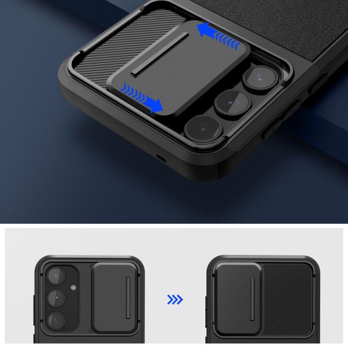 Bild 2, Tech-Protect Galaxy A55 5G Skal Velar Cam+ Svart