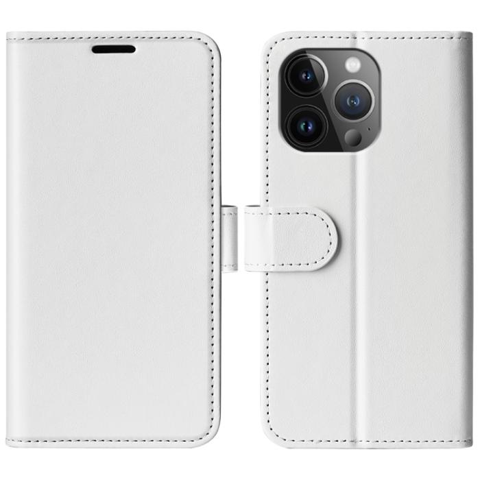Bild 1, iPhone 15 Pro Max Fodral Läder Vit