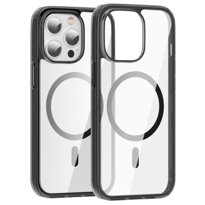 Bild 2, ColorPop iPhone 13 Pro Max Skal CH MagSafe Transparent/Svart