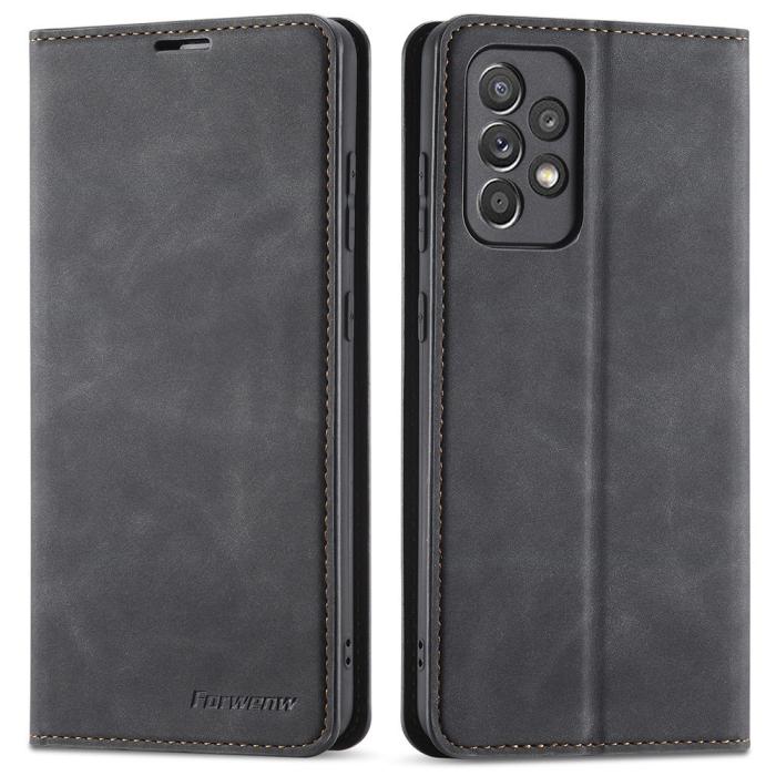 Bild 1, FORWENW Samsung Galaxy A23 5G Fodral Flip Läder Svart