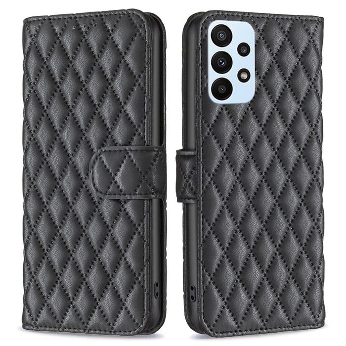 Bild 1, Samsung Galaxy A23 5G Fodral Diamond Läder Svart