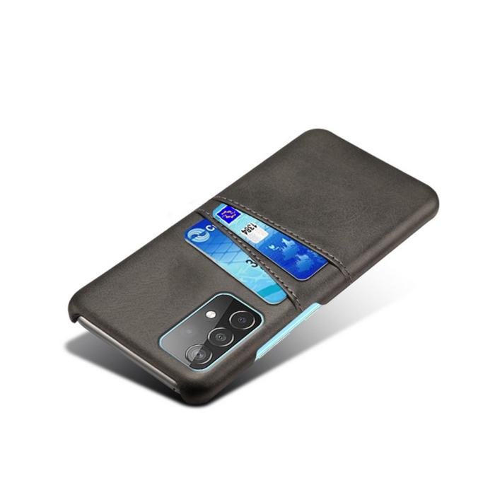 Bild 3, Samsung Galaxy A52 / A52s - KSQ Skal Med Kortfack - Svart
