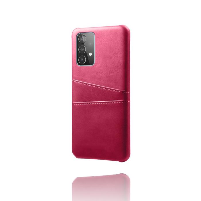 Bild 3, Samsung Galaxy A52 / A52s - KSQ Skal Med Kortfack - Rosa