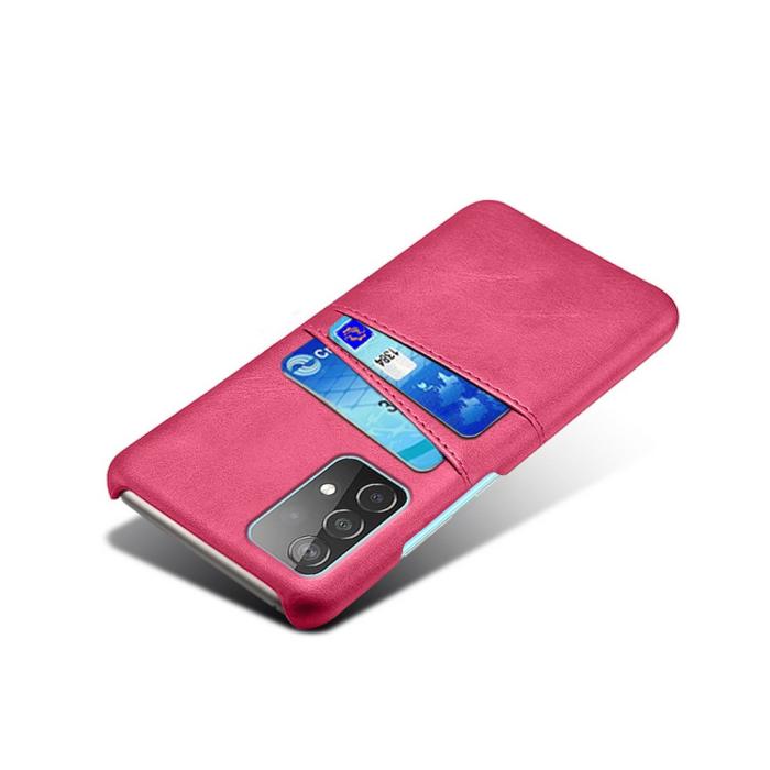 Bild 4, Samsung Galaxy A52 / A52s - KSQ Skal Med Kortfack - Rosa