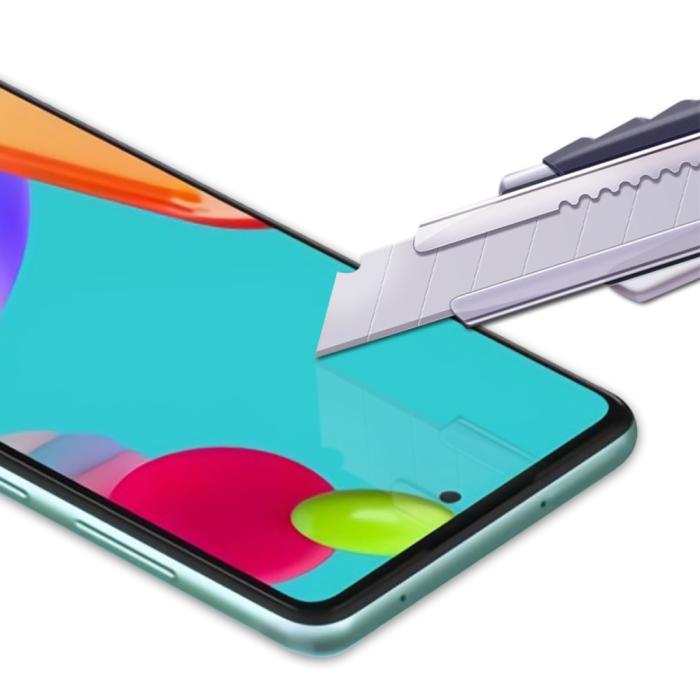 Bild 5, Samsung Galaxy A52 / A52s - AMORUS Heltäckande Skärmskydd I Härdat Glas