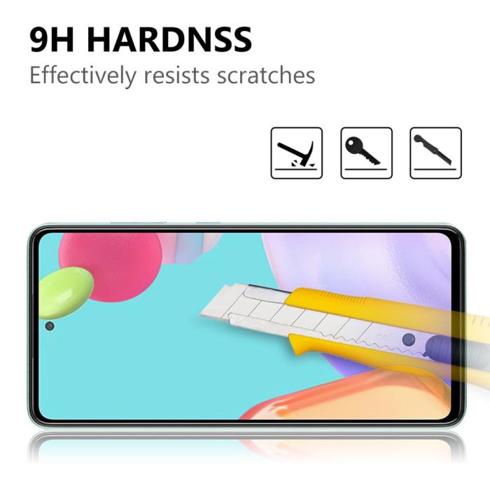 Bild 3, Samsung Galaxy A52 / A52s - Heltäckande Skärmskydd I Härdat Glas