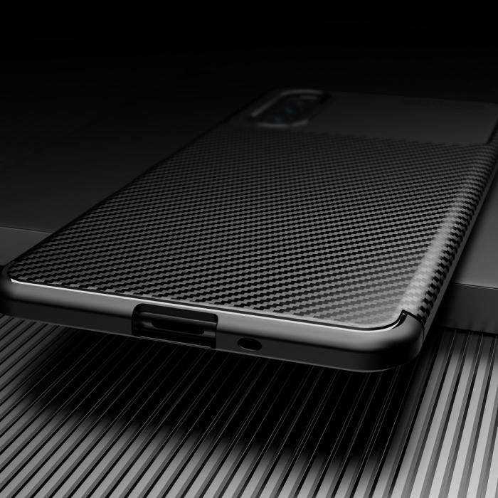 Bild 4, Sony Xperia 10 III - Kolfiber Textur Skal - Svart