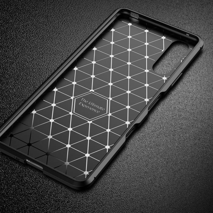 Bild 5, Sony Xperia 10 III - Kolfiber Textur Skal - Svart