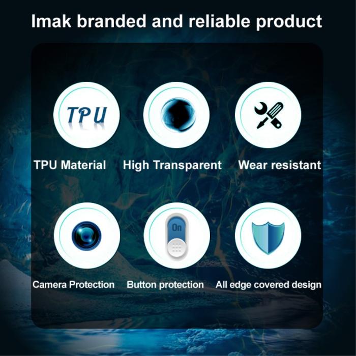 Bild 5, Sony Xperia 10 III - IMAK TPU Skal - Transparent