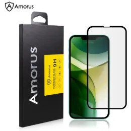 iPhone 14 Plus / 13 Pro Max AMORUS Skärmskydd I Härdat Glas