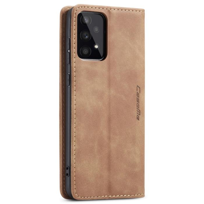 Bild 3, CASEME Samsung Galaxy A53 5G Fodral Retro Läder Brun