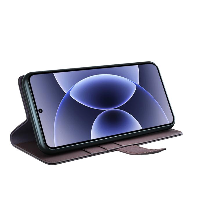 Bild 3, Xiaomi 17 Fodral Premium Äkta Läder Brun