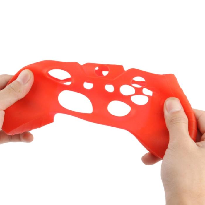 Bild 6, Silikonskal För Xbox One Handkontroll Röd